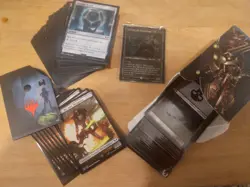 MTG - Warhammer 40K Necron Dynasties Commander Deck w/ sleeves - Image 1