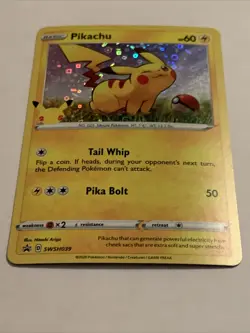 Pokemon TCG Pikachu SWSH Black Star Promo SWSH039 Holo Promo - Image 4