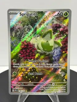 Sprigatito 196/193 Pokemon Paldea Evolved Illustration Rare English Holo Foil NM - Image 1