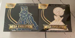 NEW! Pokemon Mega Evolution Elite Trainer Box ETB Set of 2 In Hand SEALED - Image 1