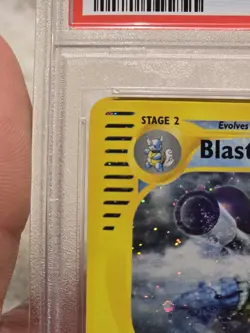 2002 POKEMON EXPEDITION #4 BLASTOISE HOLO PSA 7 VINTAGE E-READER 🔥🔥🔥 - Image 2