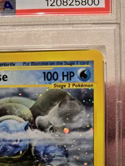 2002 POKEMON EXPEDITION #4 BLASTOISE HOLO PSA 7 VINTAGE E-READER 🔥🔥🔥 - Image 3