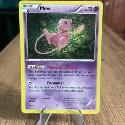 XY - Fates Collide #29/124 Mew Holo Rare Pokemon TCG NM - Image 1