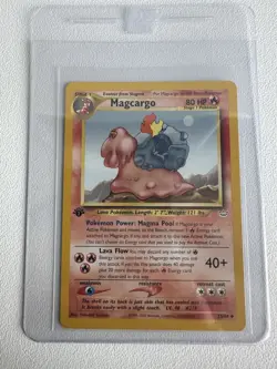 Magcargo 1st Edition Neo Revelation 33/64 WOTC Vintage Pokemon - Image 1