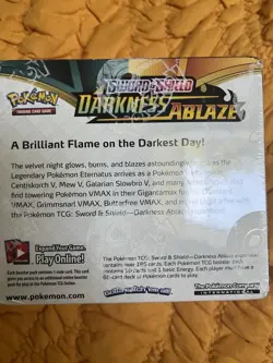 Pokemon TCG Sword/Shield Darkness Ablaze Booster Box 36 Packs FACTORY SEALED - Image 2