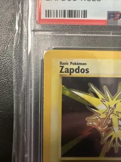 1999 POKEMON GAME SET UNLIMITED ZAPDOS-HOLO #16 PSA 8 RARE NM-MT - Image 2