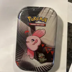 Pokemon TCG S&V Black Bolt And White Flare Unova Mini Tin Sealed Zorua & Chandel - Image 1