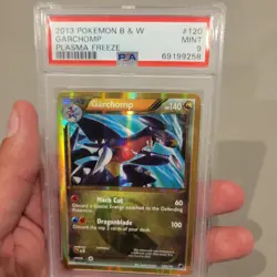 Pokemon 2013 Garchomp Holo Secret #120 B&W Plasma Freeze Psa 9 - Image 1