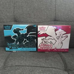 Pokemon Center Exclusive Black Bolt and White Flare ETB Set of 2 - Image 1