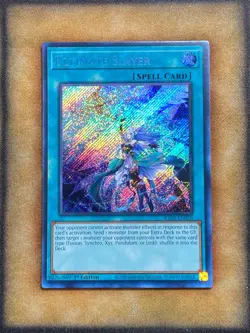Yugioh Ultimate Slayer RA02-EN070 Secret Rare 1st Ed NM - Image 1