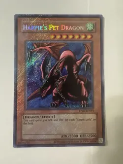 Harpie's Pet Dragon RP02-EN093 Yu-Gi-Oh 2020 Date Reprint Secret - Image 1