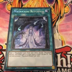 Yu-Gi-Oh! mayakashi return mint secret rare 1st ed HISU-EN038 - Image 1
