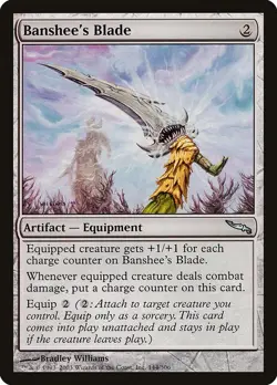 BANSHEE'S BLADE - Mirrodin - MTG Magic the Gathering Card - Uncommon - Image 1
