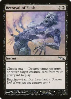 BETRAYAL OF FLESH - Mirrodin - MTG Magic the Gathering Card - Uncommon - Image 1