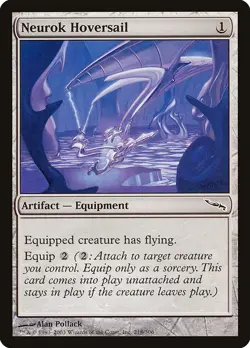 NEUROK HOVERSAIL - Mirrodin - MTG Magic the Gathering Card - Common - Image 1