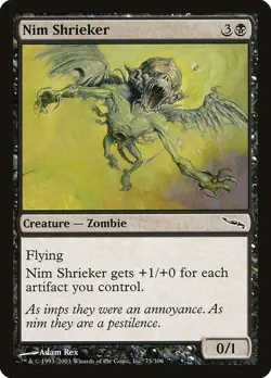 NIM SHRIEKER - Mirrodin - MTG Magic the Gathering Card - Common - Image 1
