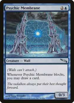 PSYCHIC MEMBRANE - Mirrodin - MTG Magic the Gathering Card - Uncommon - Image 1