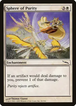 SPHERE OF PURITY - Mirrodin - MTG Magic the Gathering Card - Common - Image 1