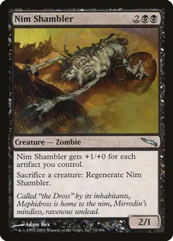NIM SHAMBLER - Mirrodin - MTG Magic the Gathering Card - Uncommon - Image 1