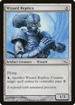 WIZARD REPLICA - Mirrodin - MTG Magic the Gathering Card - Common - Image 1