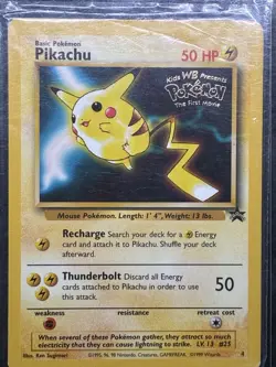 Pokemon Pikachu the First Movie #4 Promo Card Near Mint - Image 2