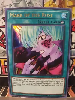 "Mark of the Rose" is an Equip Spell Card in the Yu-Gi-Oh! Trading Card Game. - Image 1