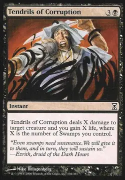 Tendrils of Corruption - Light Play MTG Time Spiral - Image 1
