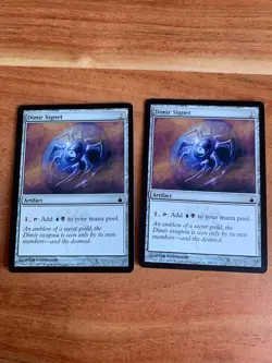 MTG x2 Dimir Signet, x1 Simic Signet LP Dissension / Rav Magic the Gathering - Image 2