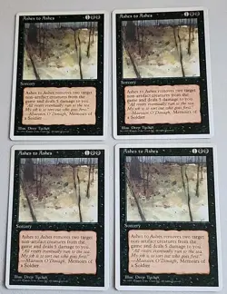 Ashes to Ashes 4th Edition Regular Uncommon NM Near Mint MTG - Image 1