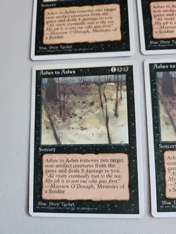 Ashes to Ashes 4th Edition Regular Uncommon NM Near Mint MTG - Image 2