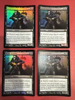 Royal Assassin X4 FOIL Mtg 8th Edition Core Played - Image 1