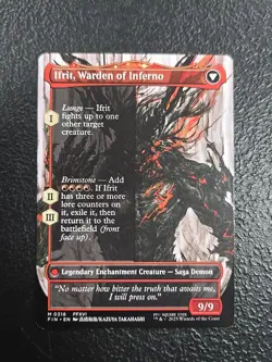 Clive, Ifrit's Dominant - Borderless - 0318 - MTG- Final Fantasy - Mythic Rare - Image 2