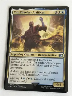 Cid, Timeless Artificer 0417, Regular, Final Fantasy, Magic MTG NM - Image 1