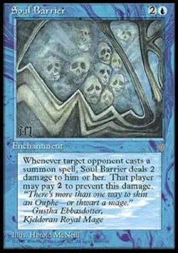 Soul Barrier - Light Play MTG Ice Age - Image 1