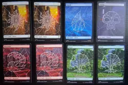 MTG Marvel's Spider-Man [8] FULL ART Basic Lands FOIL - Image 1