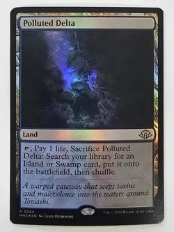 Polluted Delta Foil - Modern Horizons 3 MTG Magic the Gathering - Image 1