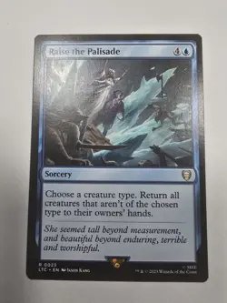 Raise the Palisade Commander: the Lord of the Rings: Tales of Middle-Earth Mtg - Image 1