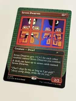 MTG Seven Dwarves (0818) (Rainbow Foil) NM Secret Lair Atlanta Bonus 818 Eng SLD - Image 2