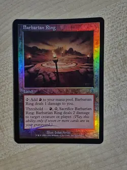 MTG Barbarian's Ring Odyssey Foil LP+ - Image 1