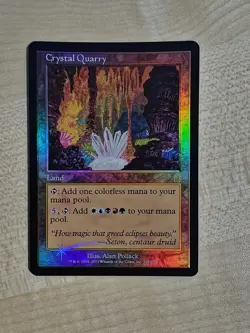 MTG Crystal Quarry Odyssey Foil NM- - Image 1