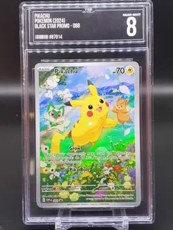 Pikachu Pokemon Black Star Promo Paldea Adventure Chest 088 TSG 8 - Image 1