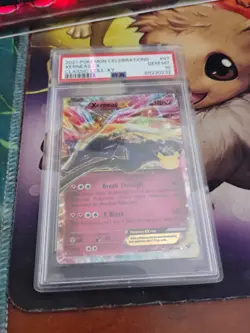 Pokemon 2021 Celebrations Classic Collection Xerneas EX 97/146 PSA 10 - Image 1