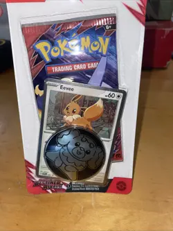 Pokemon Destined Rivals Checklane Blister-Eevee Promo-Factory Sealed - Image 4