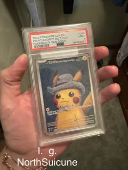 Pikachu with Grey Felt Hat PSA 9 MINT Pokemon 085 Scarlet & Violet Promo SVP🔥🔥 - Image 1