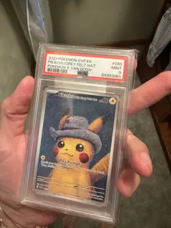 Pikachu with Grey Felt Hat PSA 9 MINT Pokemon 085 Scarlet & Violet Promo SVP🔥🔥 - Image 3