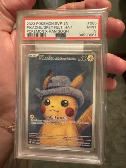 Pikachu with Grey Felt Hat PSA 9 MINT Pokemon 085 Scarlet & Violet Promo SVP🔥🔥 - Image 4