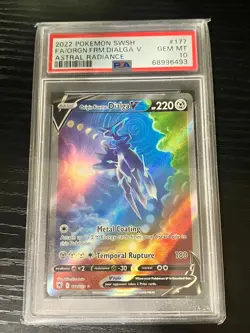Origin Forme Dialga V Alternate Full Art Pokemon TCG Graded PSA 10 Gem Mint - Image 1