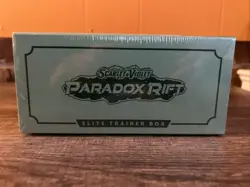 Paradox Rift Pokemon Center Elite Trainer Box ETB Iron Valiant New And Sealed - Image 4