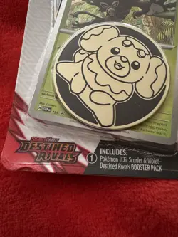 Pokemon SV Destined Rivals Blister Booster Pack Zarude Promo w/Coin Sealed - Image 2