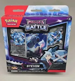 Pokemon Rival Battle Deck Steven's Beldum Illustration Metagross Ex - Image 1